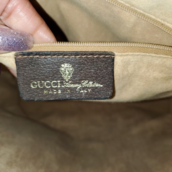 Unisex Vintage Authentic Gucci Tote Handbag - Picture 4 of 14